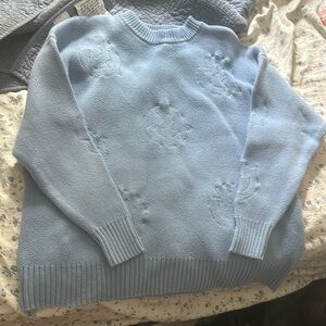Light Blue Knit Sweater